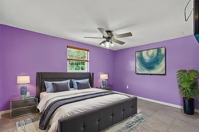 a view of a livingroom with a flat screen tv