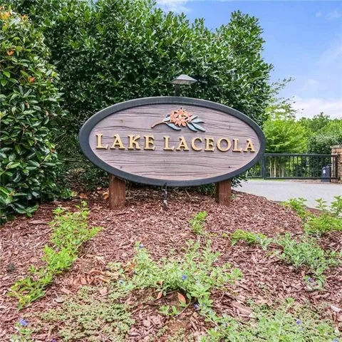 a view of a backyard with a garden