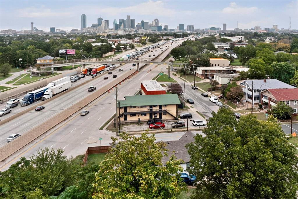 3525 Colonial Avenue Dallas, TX 75215 - Photo 11 of 24 Bird's eye view of skyline and a main thoroughfare