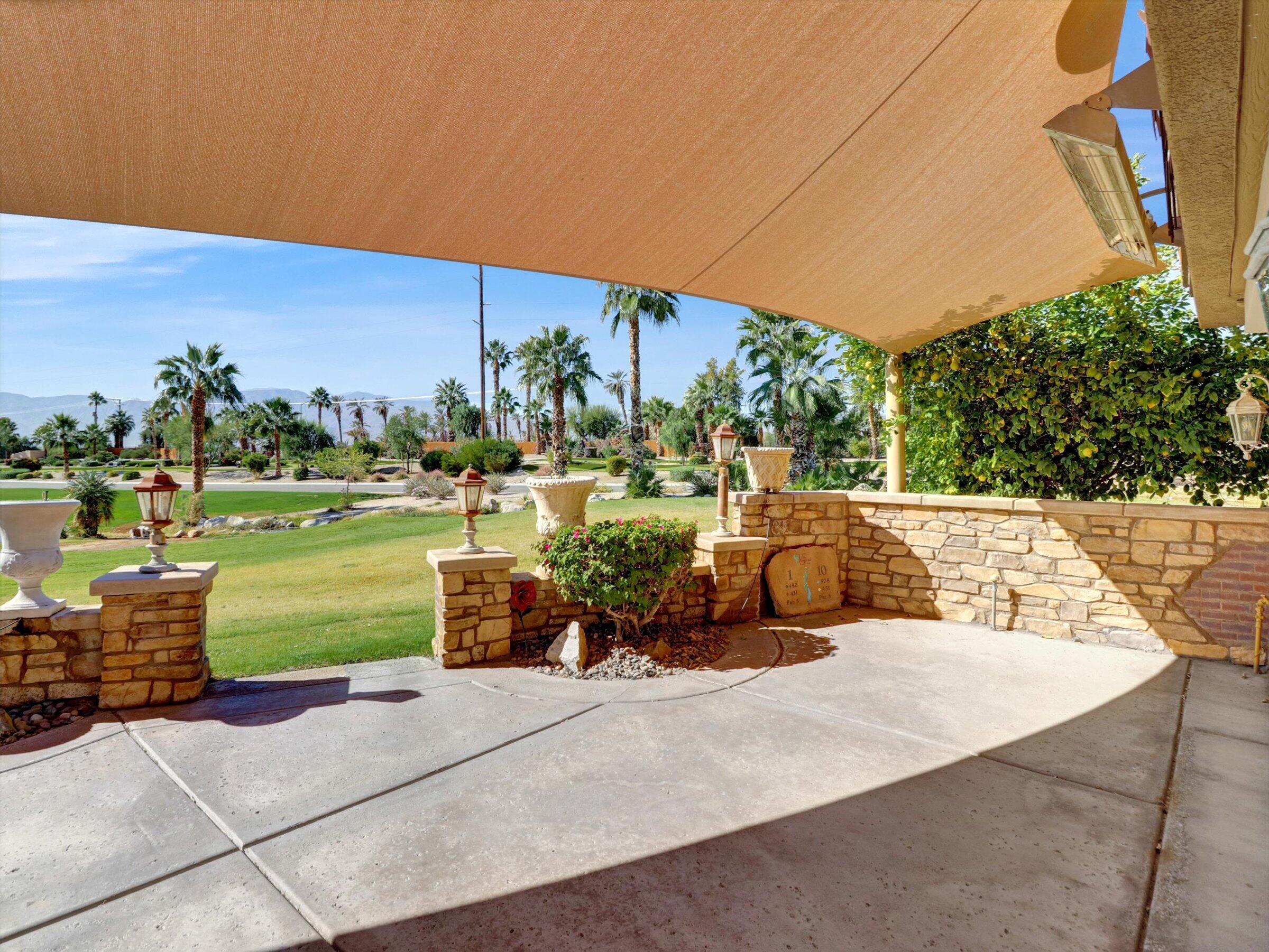 86113 Sonoma Creek Road Coachella, CA 92236 - Photo 27 of 55 a view of a garden with an outdoor seating