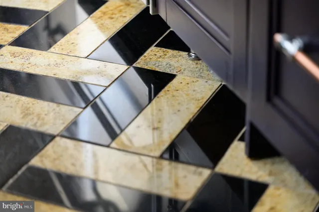 a close view of sink