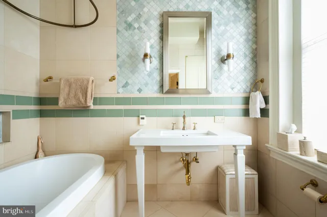 a bedroom with a workspace