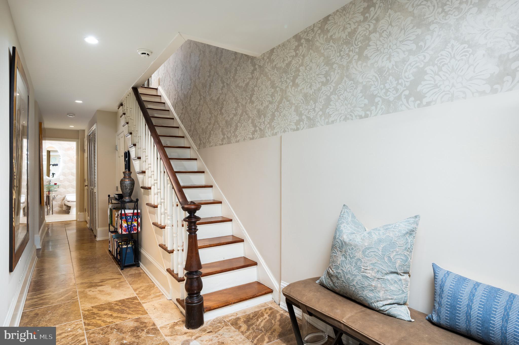 1335 Vermont Avenue Northwest Washington, DC 20005 - Photo 34 of 47 a view of entryway and hall with wooden floor