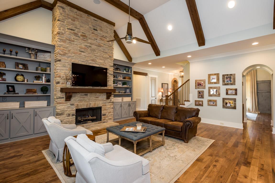 641 Legends Crest Drive Franklin, TN 37069 - Photo 12 of 30 a living room with furniture and a fireplace