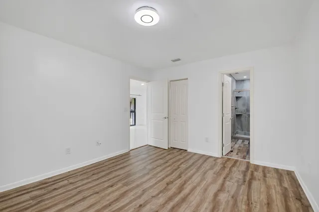 wooden floor in an empty room
