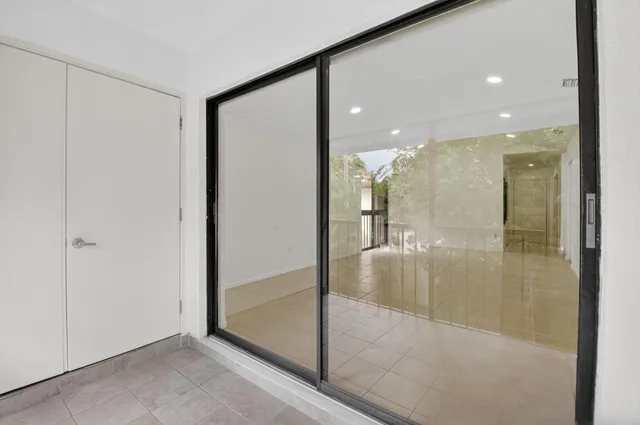 a view of a city from a window