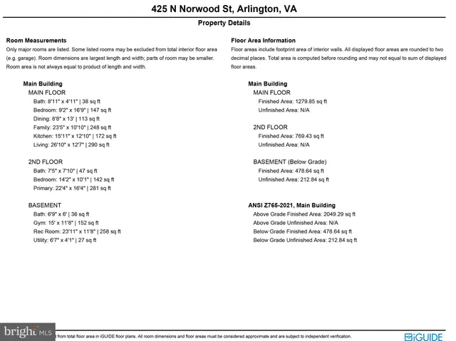 $1,499,990 | 425 North Norwood Street, Arlington, VA 22203