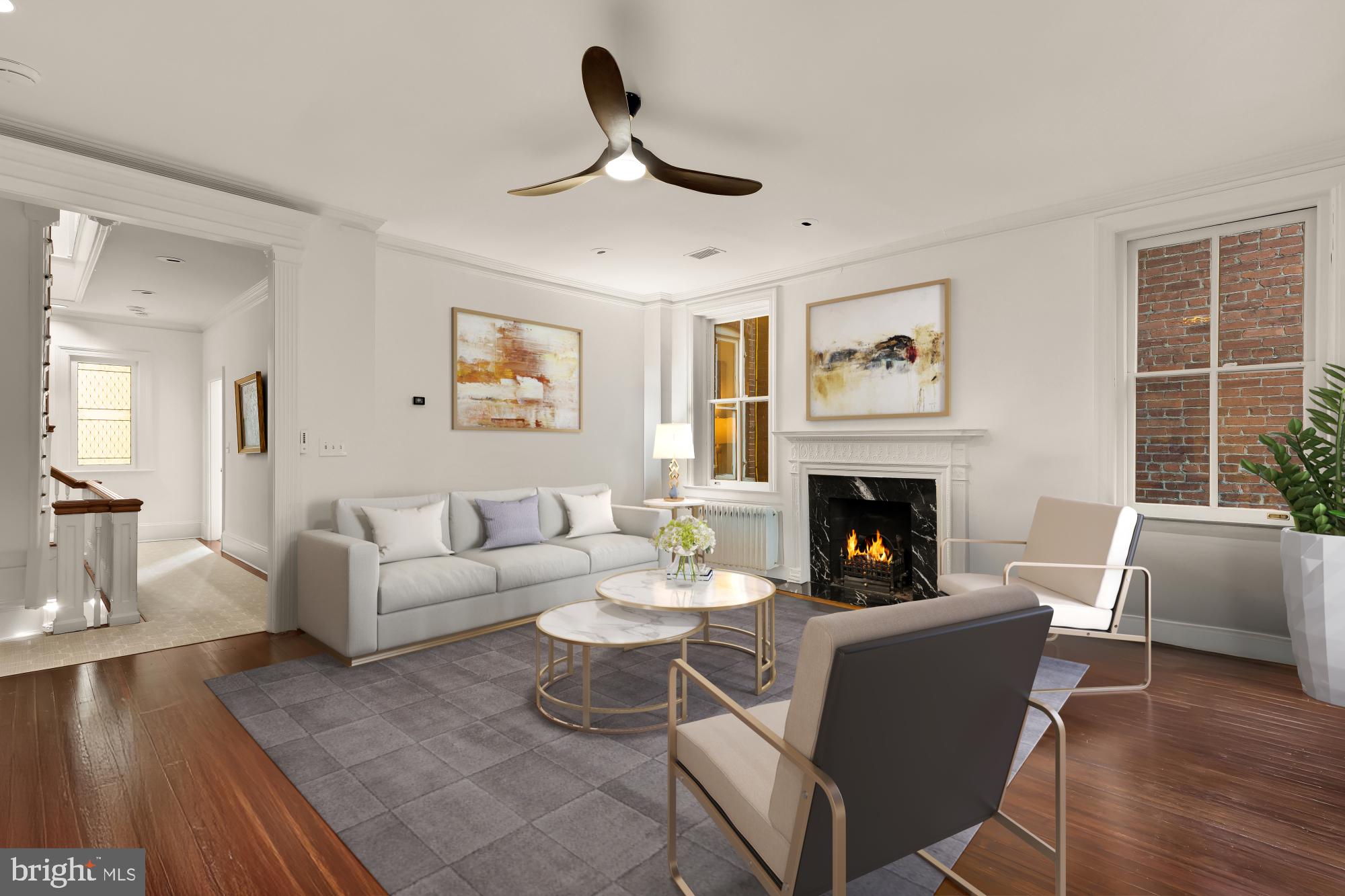 2137 R Street Northwest Washington, DC 20008 - Photo 16 of 34 Image is virtually rendered