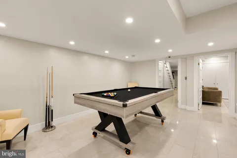 a room with furniture