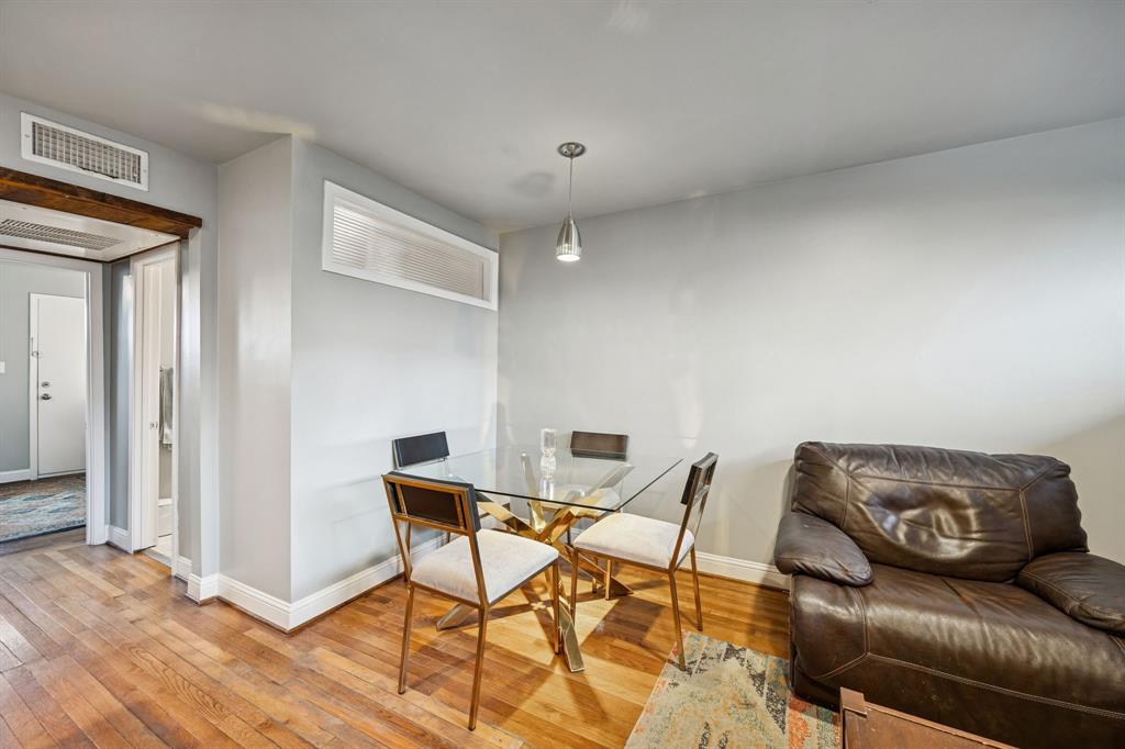 1804 Gould Street, Unit 3 Dallas, TX 75215 - Photo 17 of 19 a view of a livingroom with furniture and wooden floor