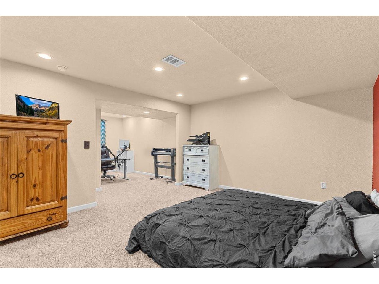 804 7th Street Pierce, CO 80650 - Photo 25 of 31 Fourth Bedroom in Basement with small Office space