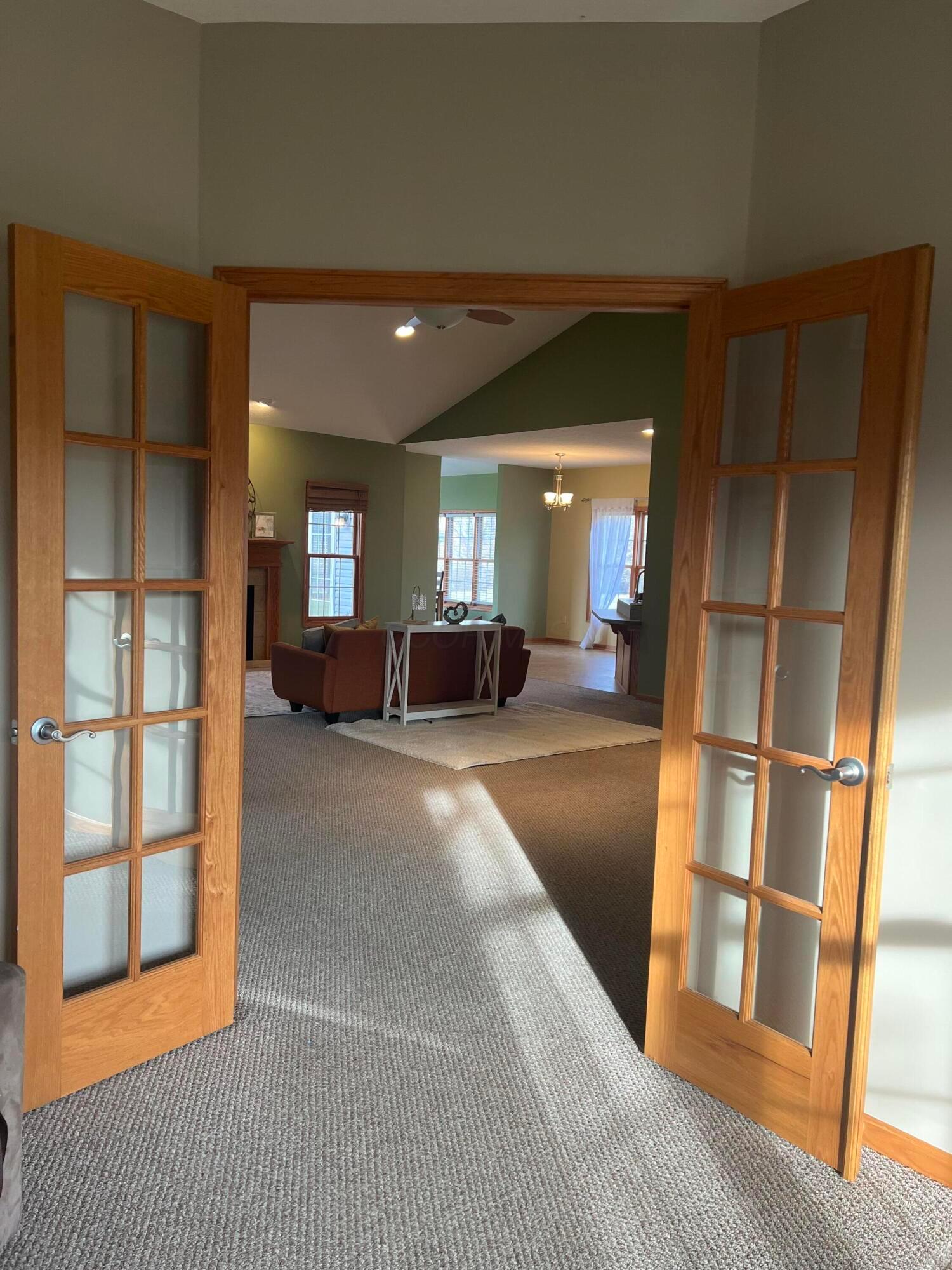 14239 Robins Road Westerville, OH 43082 - Photo 13 of 21 Robin office view French doors