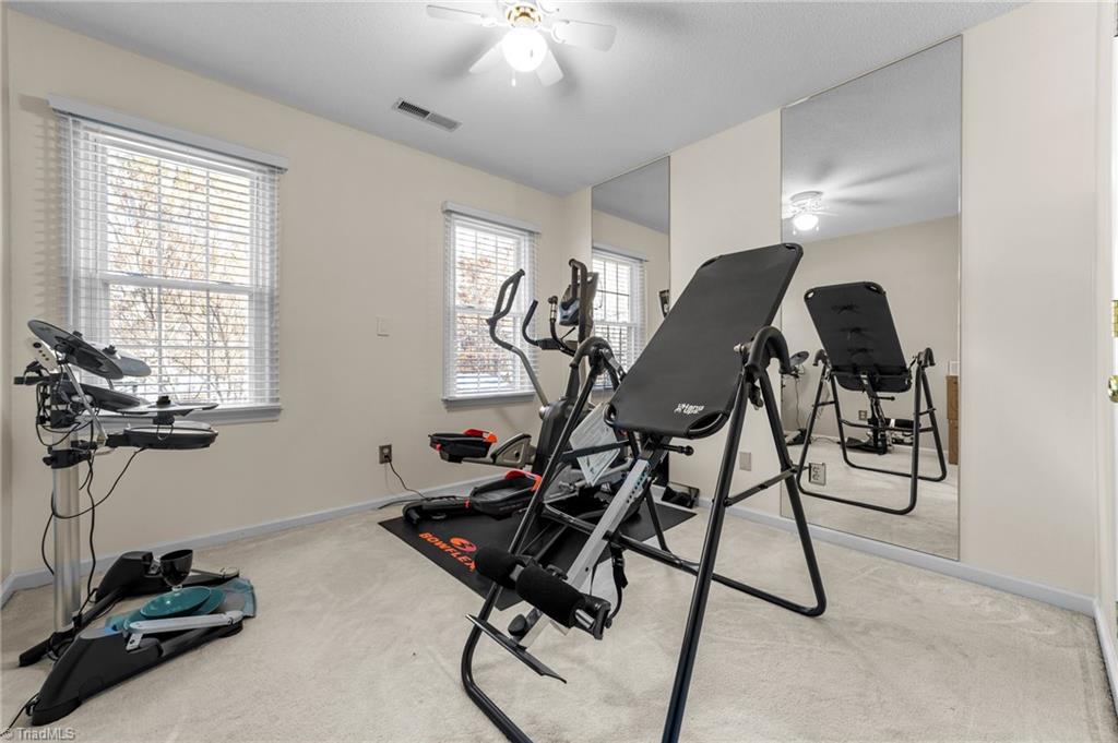 154 Longview Road Madison, NC 27025 - Photo 26 of 44 3rd bedroom currently being used as a home gym
