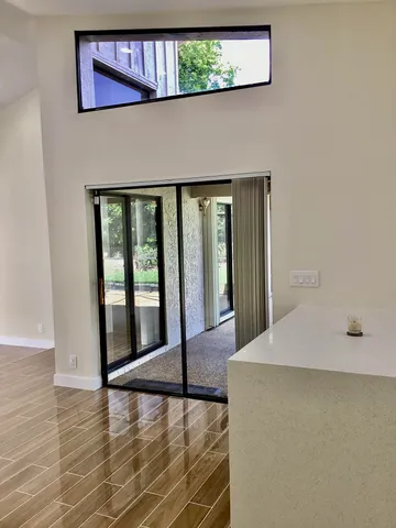 a view of an entryway