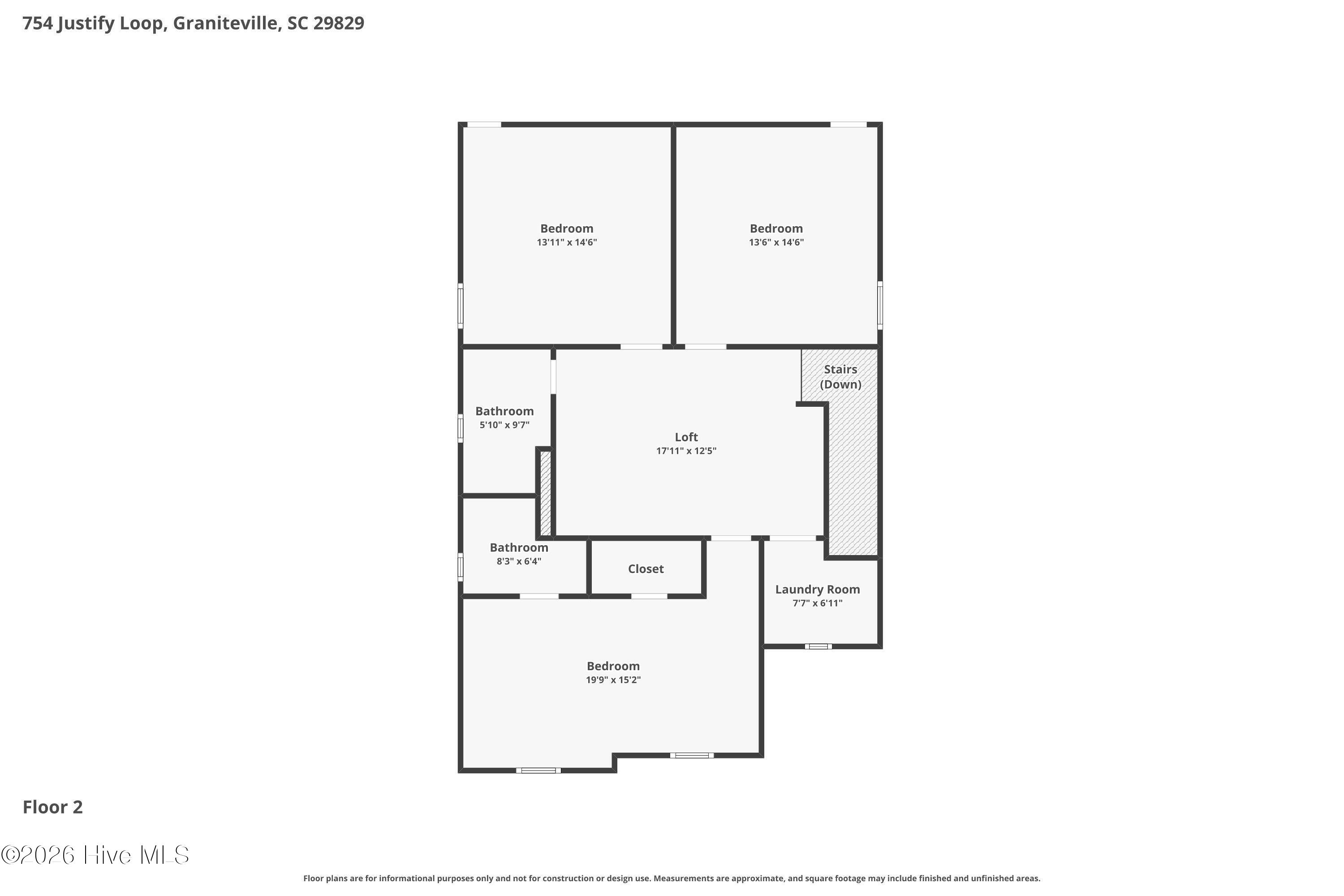 754 Justify Loop Graniteville, SC 29829 - Photo 39 of 39 Floor Plan 2!