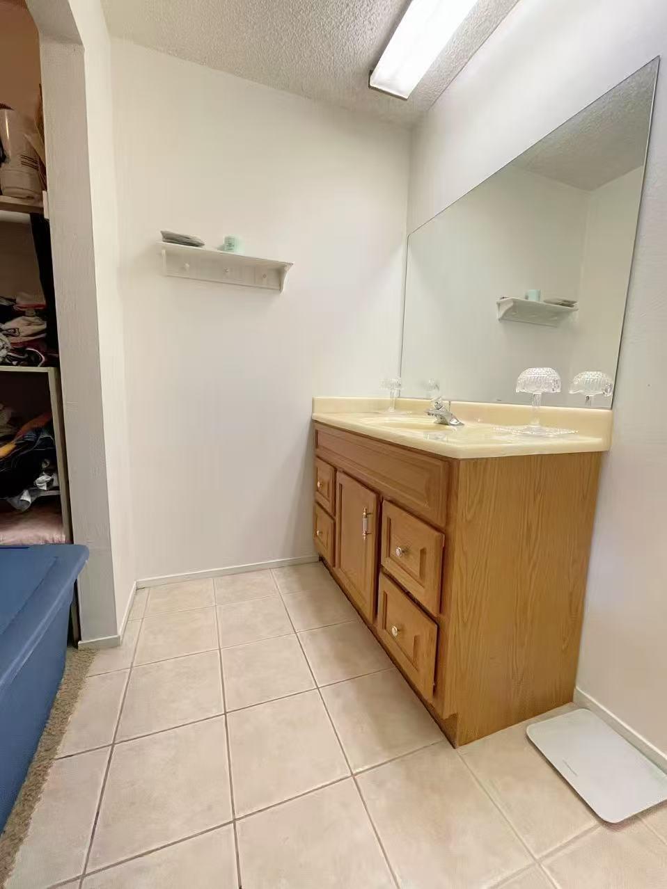 4016 Knoll Top Court Carmichael, CA 95608 - Photo 19 of 33 a utility room with a sink a vanity and a mirror