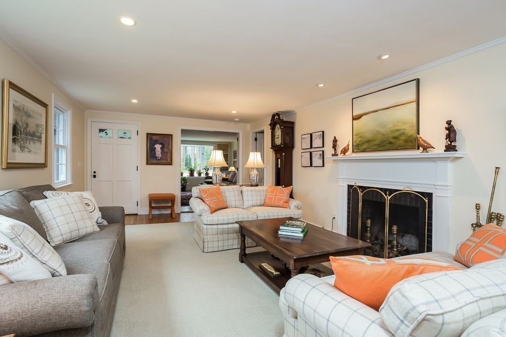 10 Holly Road Marion, MA 02738 - Photo 5 of 29 a living room with furniture and a fireplace