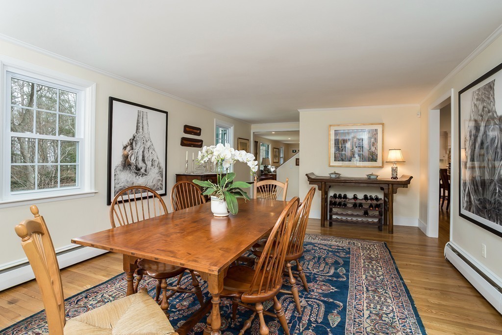 10 Holly Road Marion, MA 02738 - Photo 7 of 29 a dining room with furniture a rug and wooden floor