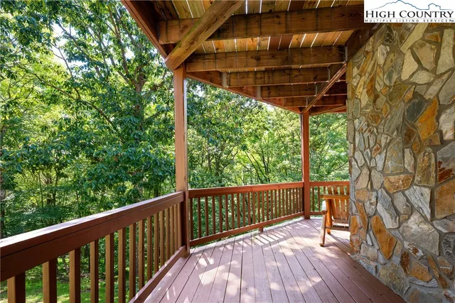 a view of a house with a deck