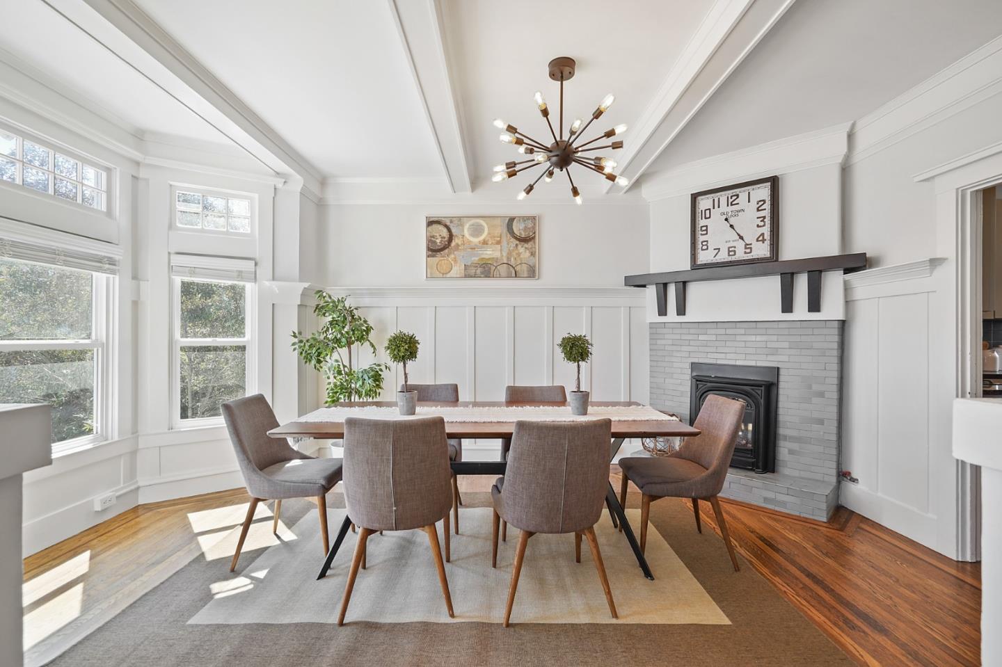 809 Masonic Avenue San Francisco, CA 94117 - Photo 11 of 30 a view of a dining room with furniture window and wooden floor