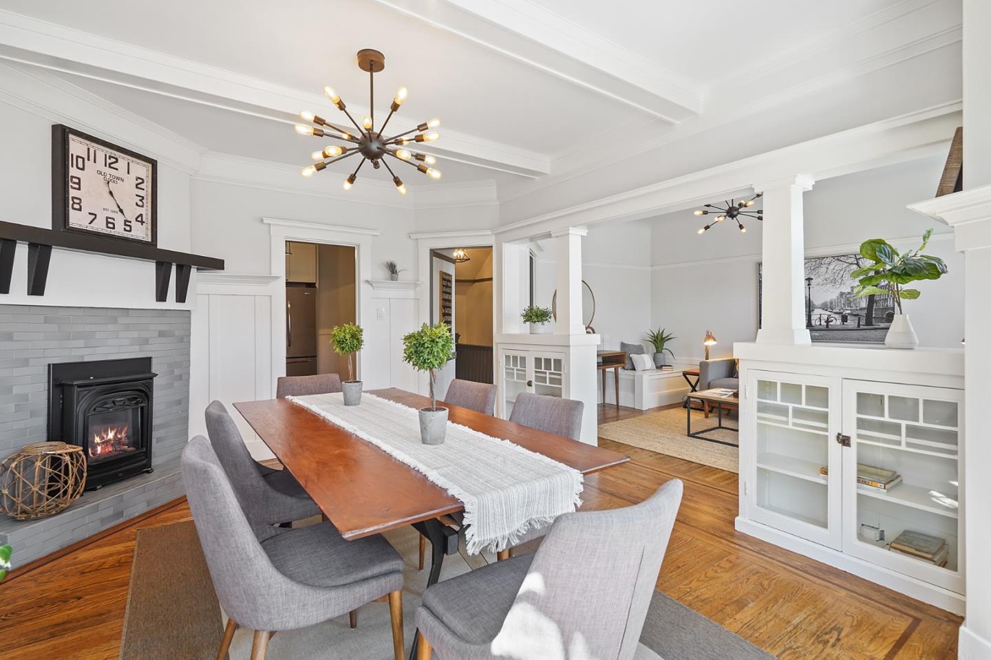 809 Masonic Avenue San Francisco, CA 94117 - Photo 9 of 30 a view of a dining room with furniture window and wooden floor