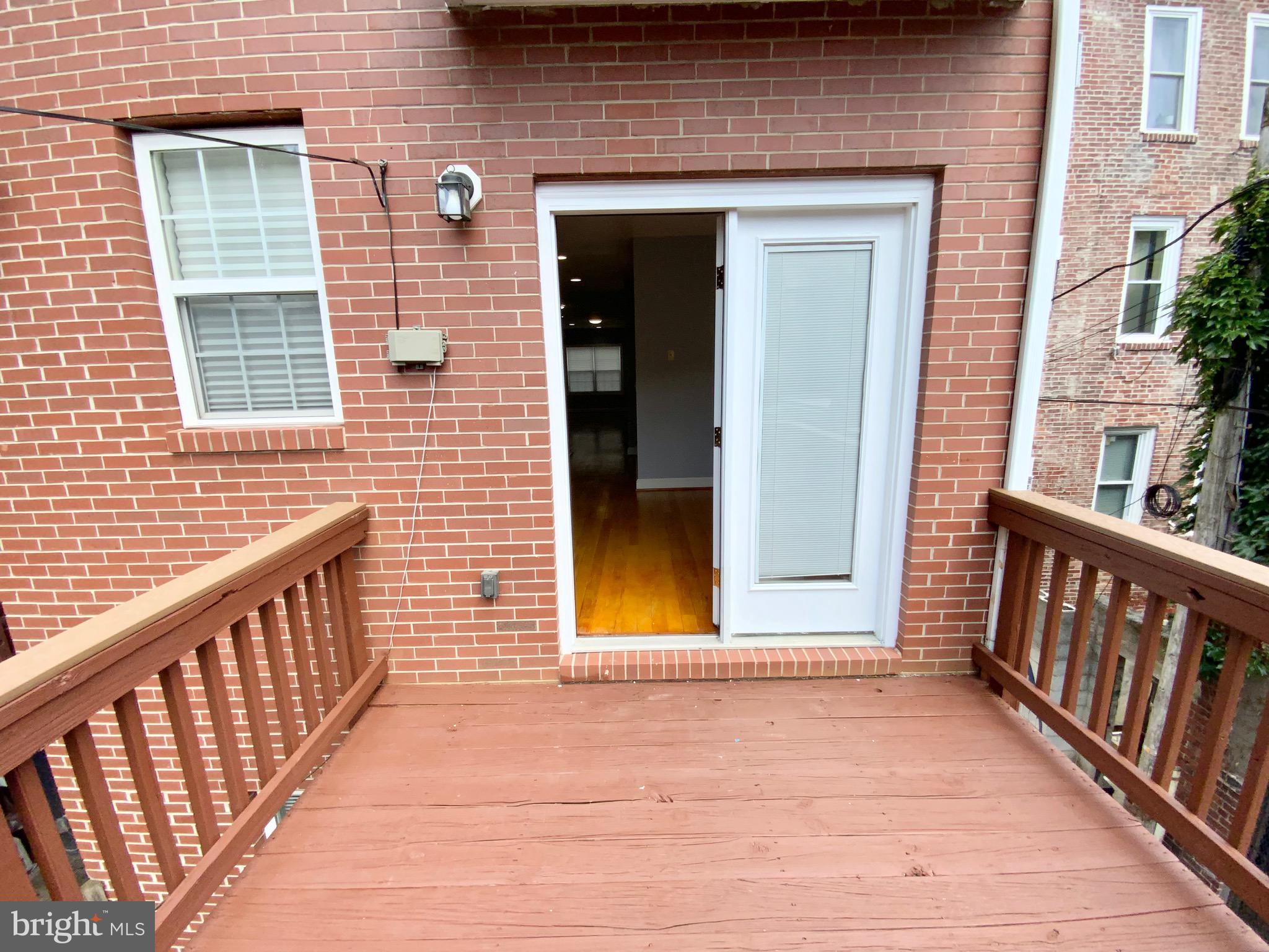 812 5th Street Northeast, Unit 2 Washington, DC 20002 - Photo 33 of 33 Deck off Kitchen