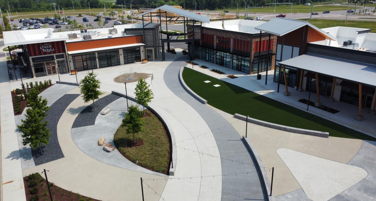1000 Octans Way Wendell, NC 27591 - Photo 35 of 41 an aerial view of a house with a swimming pool