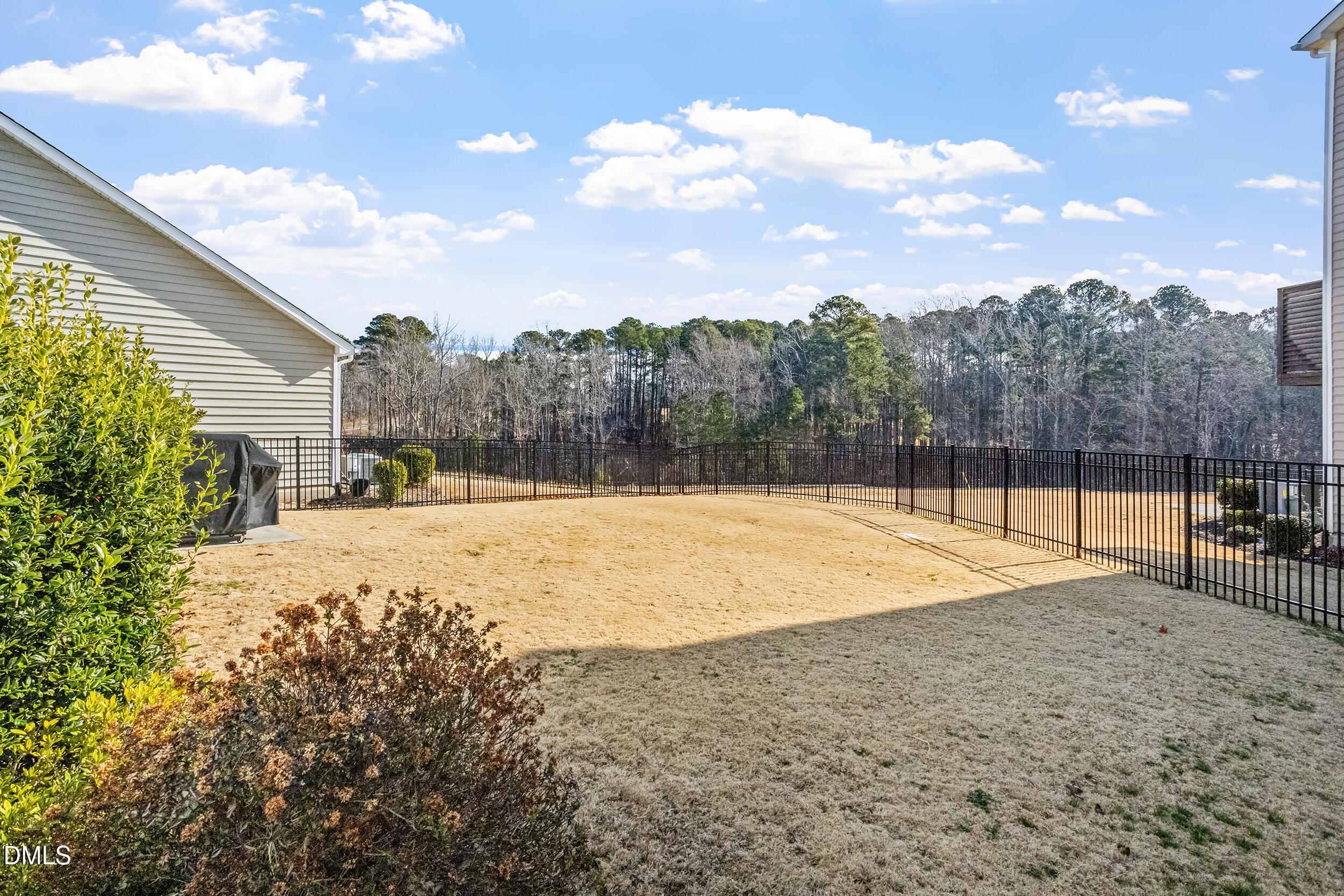 1602 Farm Pond Trail Durham, NC 27703 - Photo 34 of 43 a view of a backyard of the house