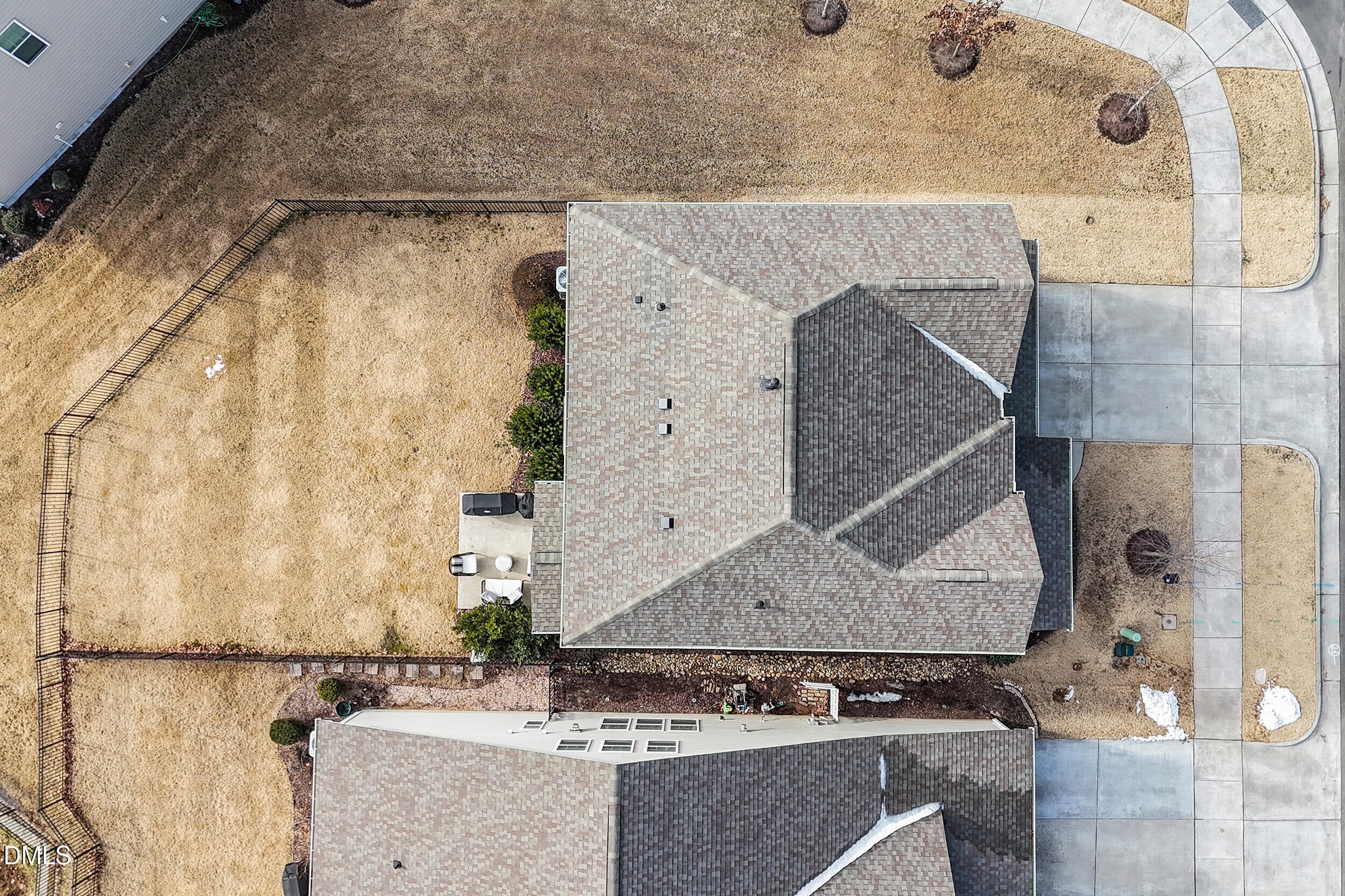 1602 Farm Pond Trail Durham, NC 27703 - Photo 35 of 43 a bathroom with a granite countertop shower a mirror and a sink