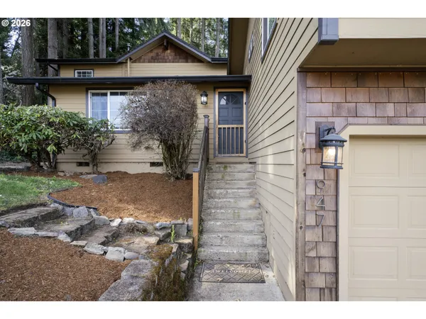 a view of outdoor space and yard