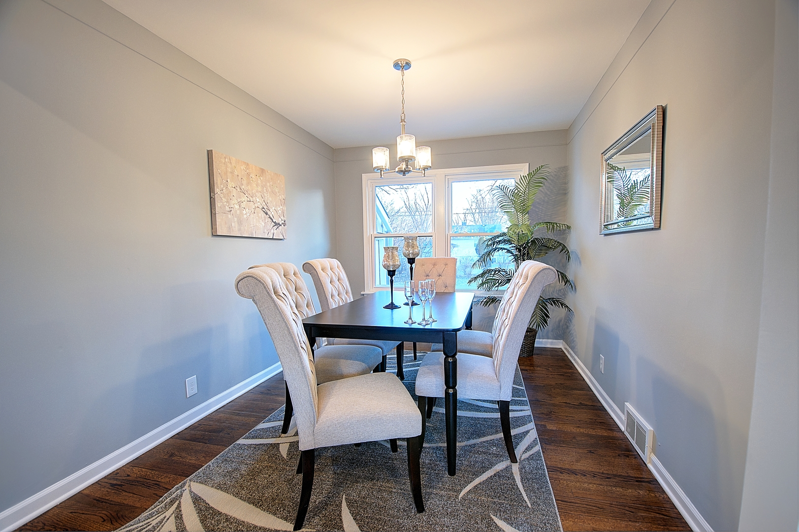 1407 Birch Road Homewood, IL 60430 - Photo 7 of 13 a view of a dining room with furniture window and wooden floor