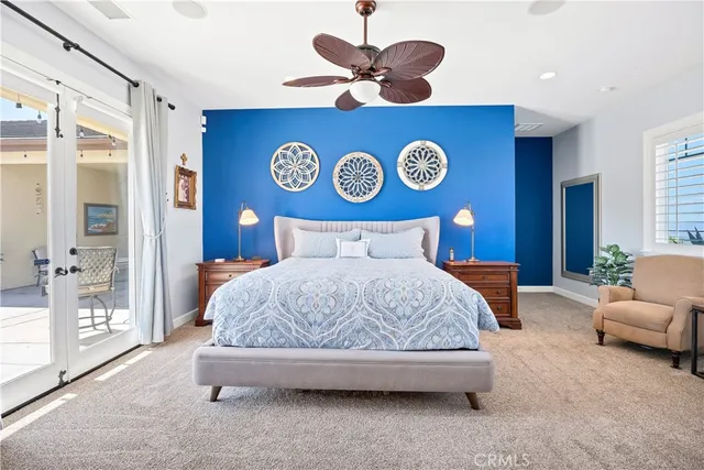 a bathroom with a double vanity sink and mirror