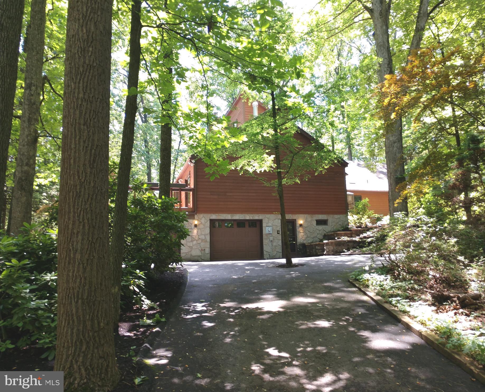 323 Mt Penn Road Reading, PA 19607 - Photo 3 of 75 North side of home , Driveway in from Mt Penn Road
