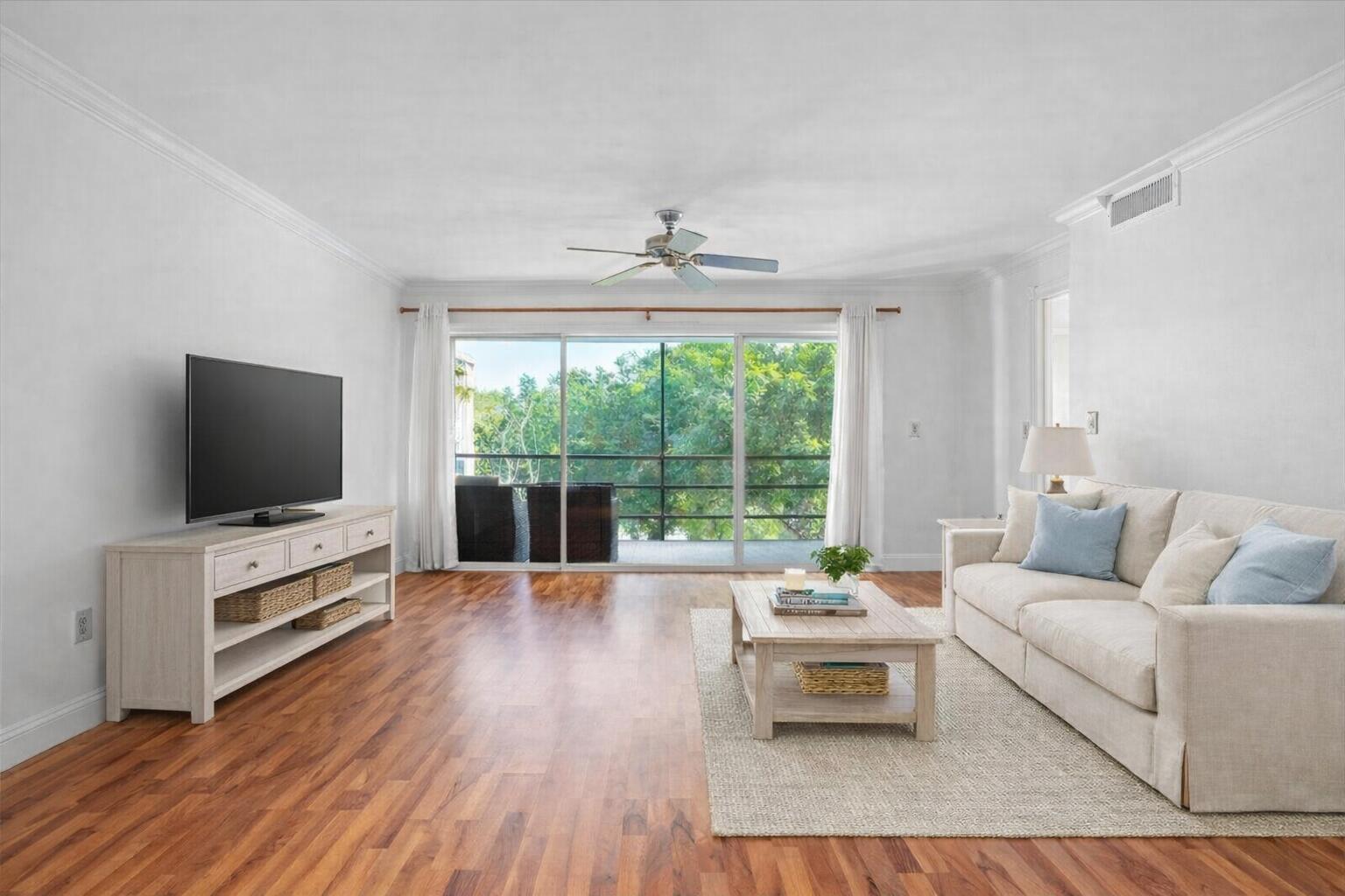 1811 Southwest Palm City Road, Unit A202 Stuart, FL 34994 - Photo 8 of 27 Virtually Staged Living Room