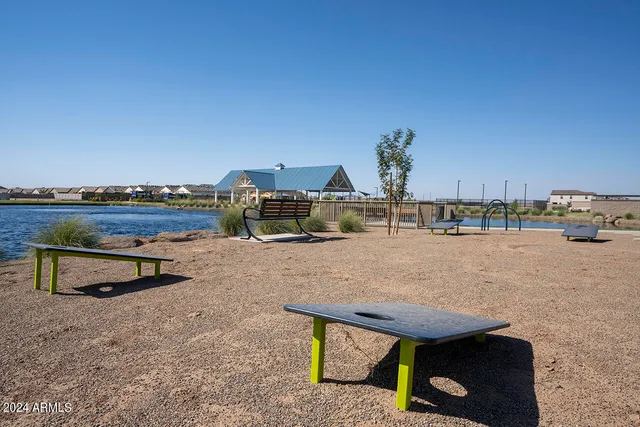 a view of a terrace with chairs