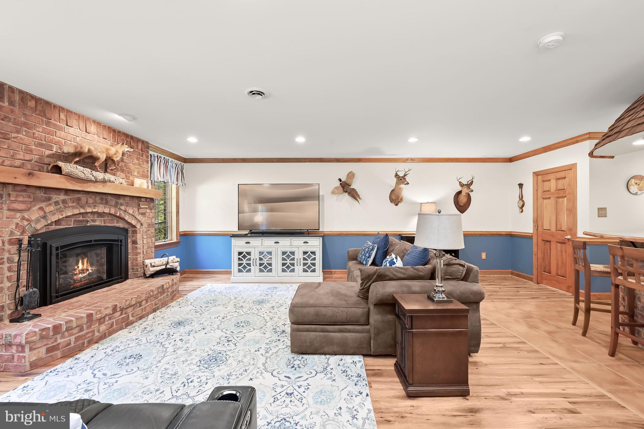 5245 Shookstown Road Frederick, MD 21702 - Photo 39 of 74 Game Room | Wet Bar | Fireplace