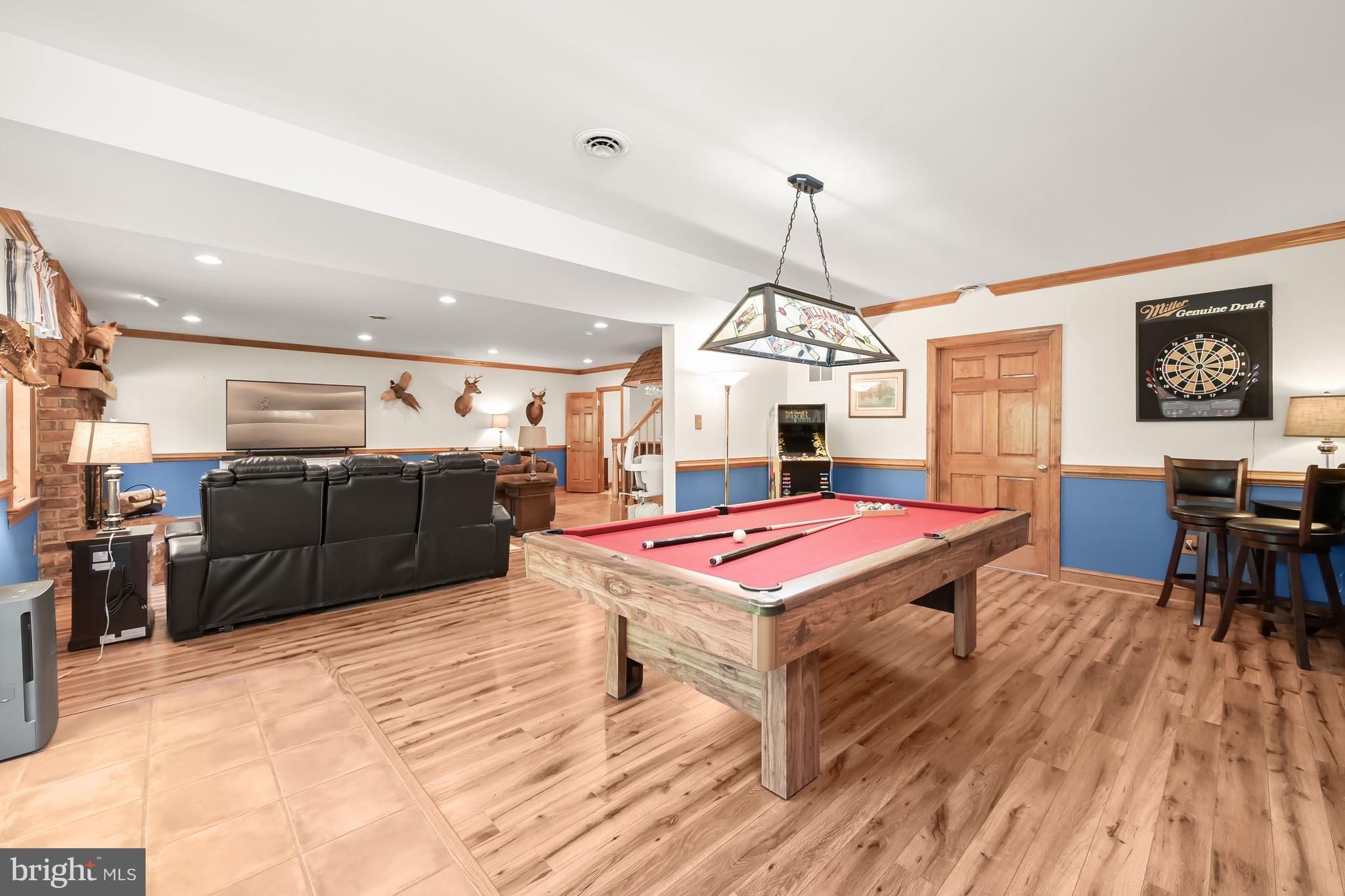 5245 Shookstown Road Frederick, MD 21702 - Photo 45 of 74 Game Room | Wet Bar | Fireplace