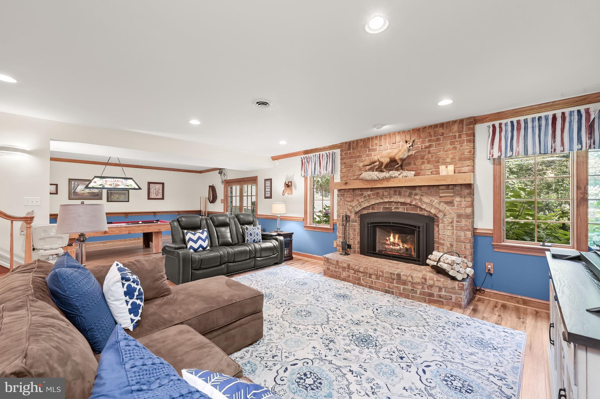 5245 Shookstown Road Frederick, MD 21702 - Photo 6 of 74 Game Room | Fireplace