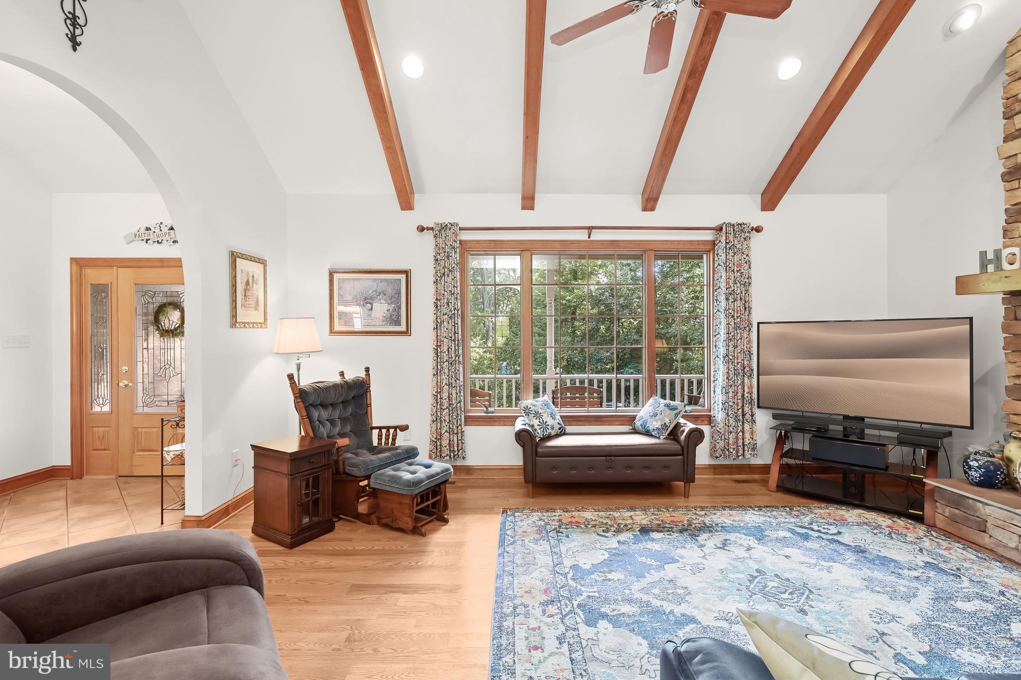 5245 Shookstown Road Frederick, MD 21702 - Photo 9 of 74 Family Room | Fireplace | Hardwood Floors