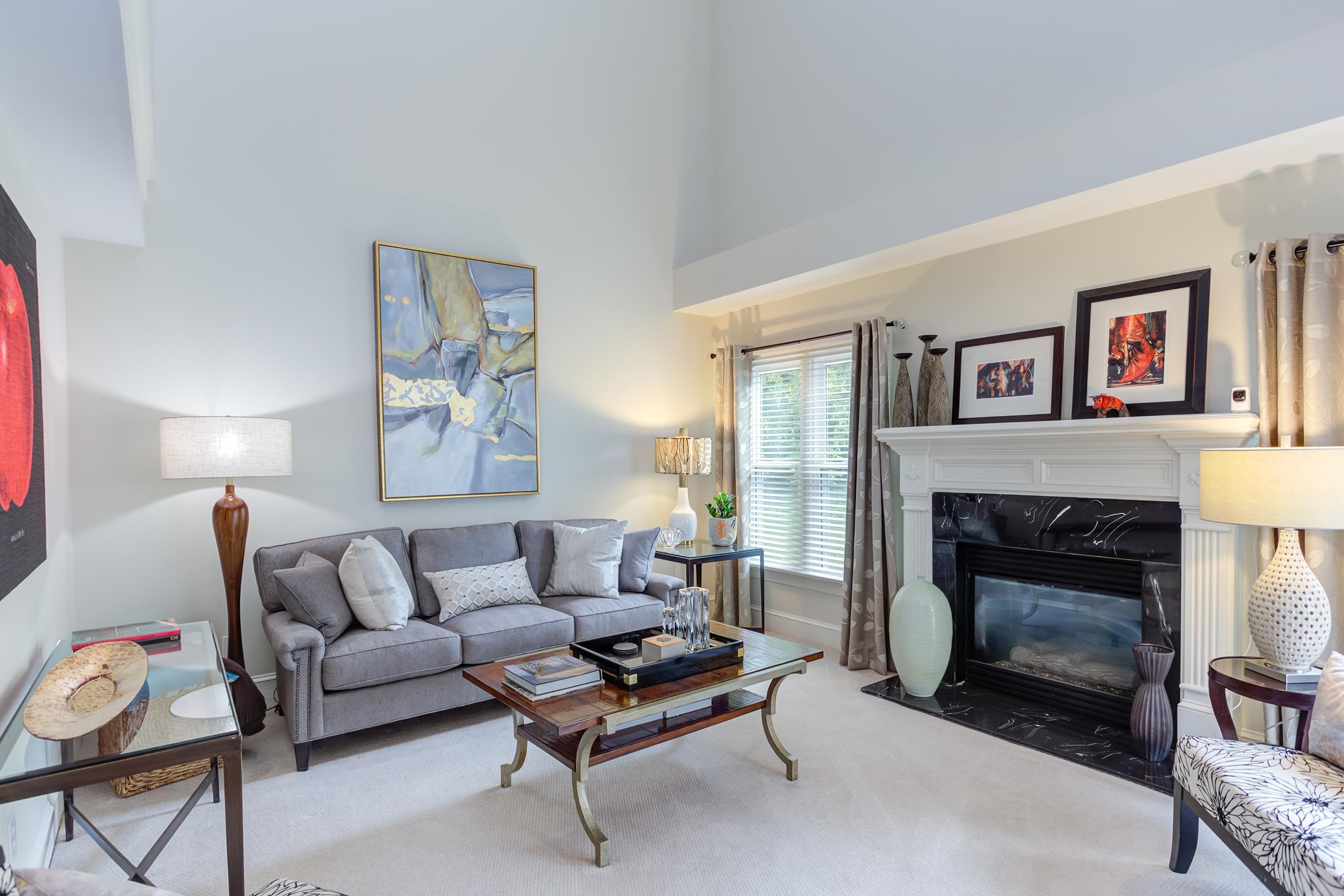 2913 Hawtree Drive Raleigh, NC 27613 - Photo 13 of 28 Picture-perfect den with a warm fireplace for cool evenings, and plenty of natural light. Den/Family/Great Room