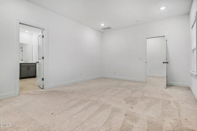 a view of an empty room