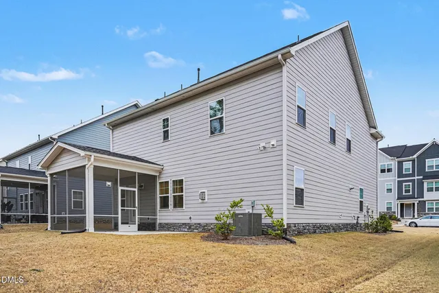 a view of a house with a patio