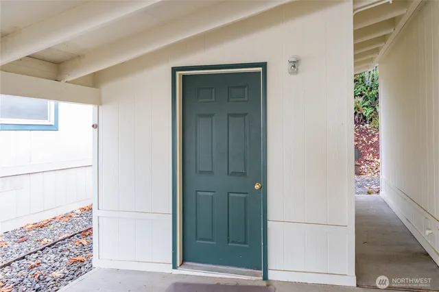 a front view of school