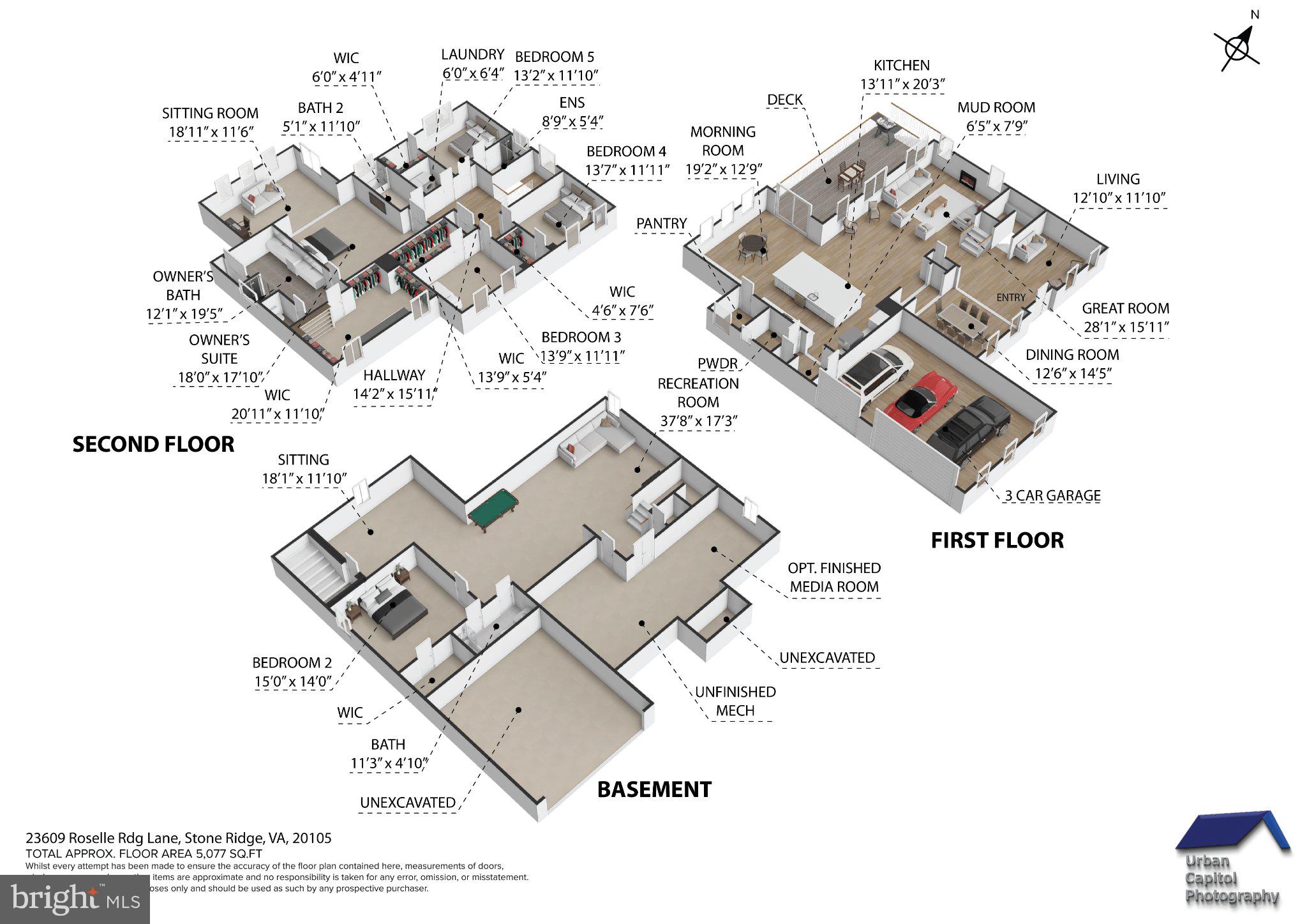 23609 Roselle Ridge Lane Aldie, VA 20105 - Photo 68 of 75 Spacious multi-level home layout.