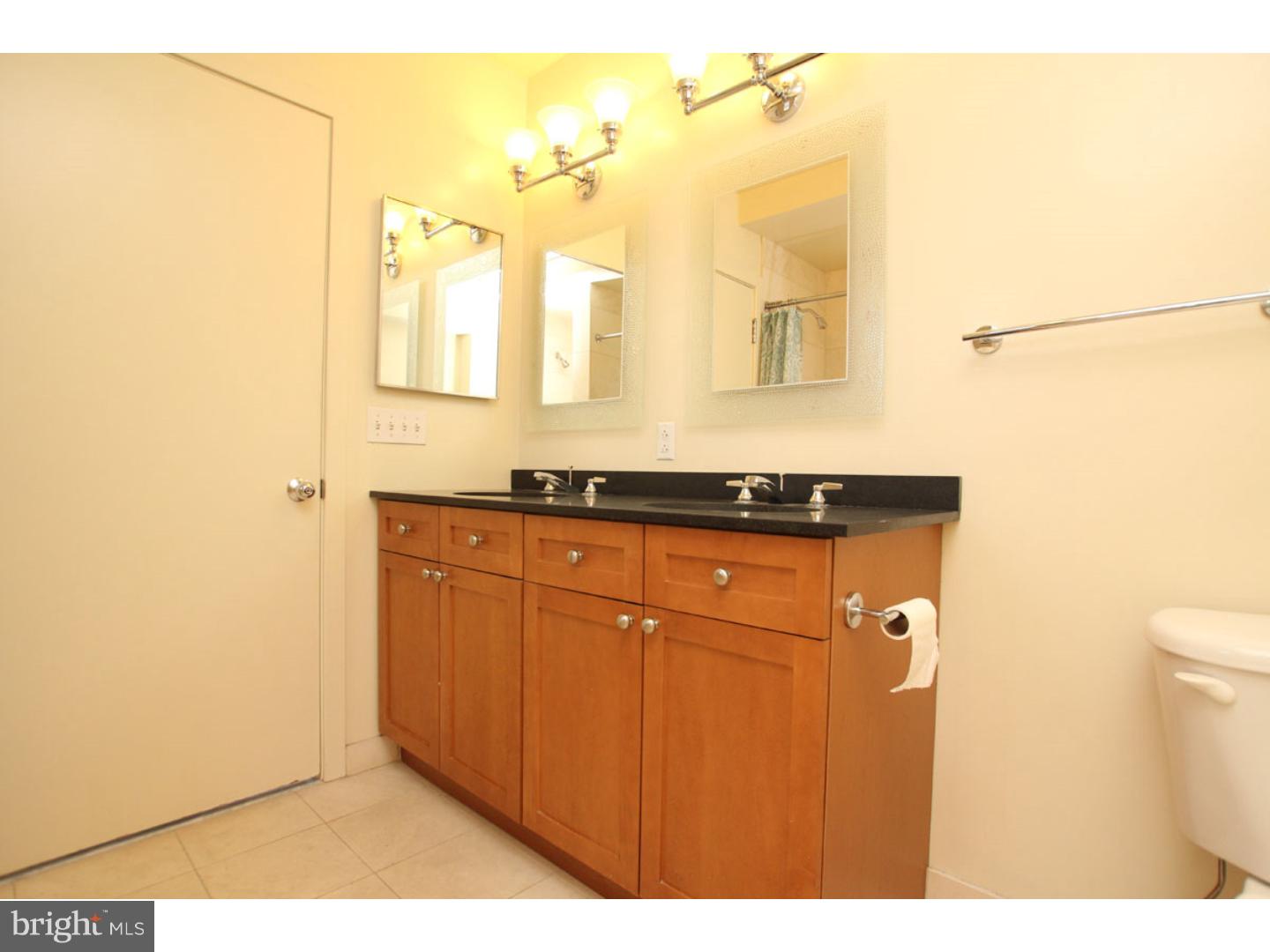1900 Hamilton Street, Unit D19 Philadelphia, PA 19130 - Photo 16 of 25 a bathroom with a sink and a mirror
