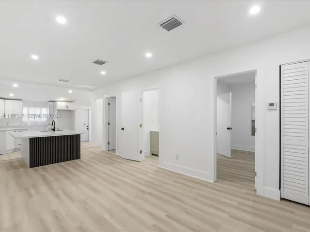 a view of an empty room