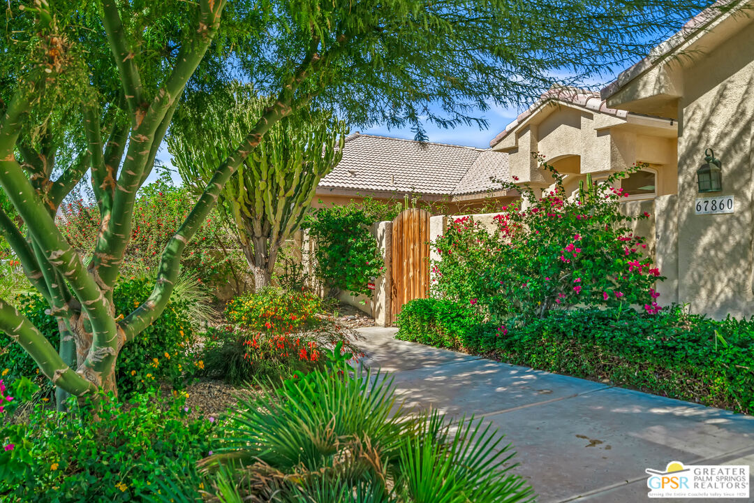 67860 Ontina Road Cathedral City, CA 92234 - Photo 43 of 48 a view of a large garden