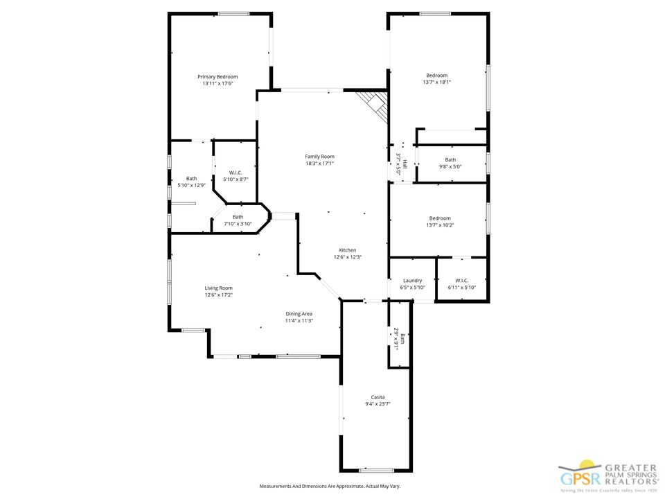 67860 Ontina Road Cathedral City, CA 92234 - Photo 48 of 48 a picture of a floor plan