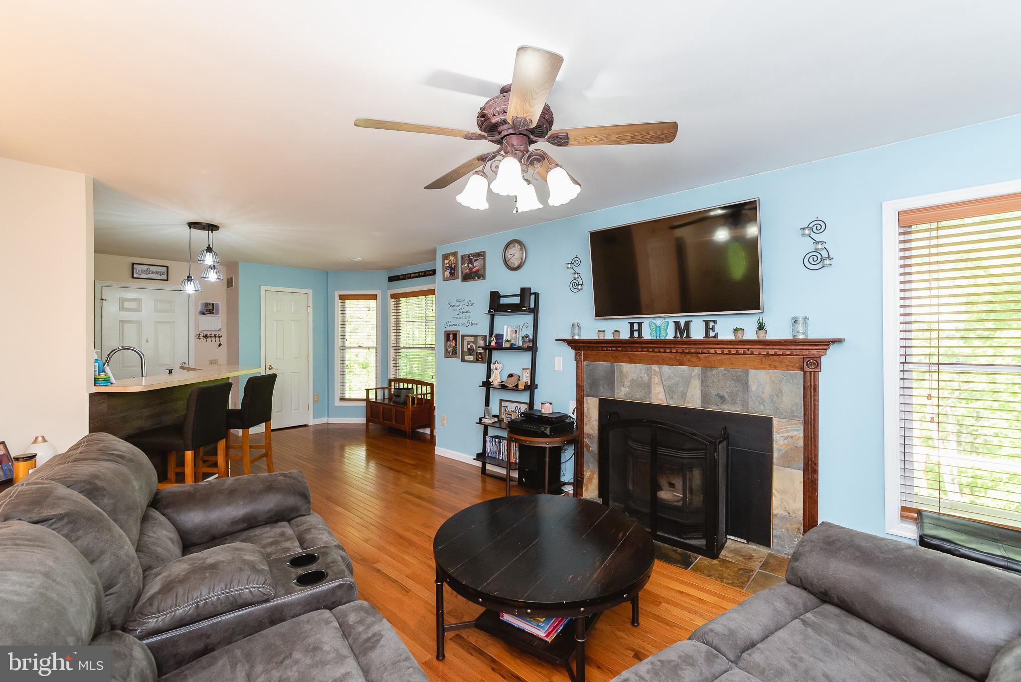 141 Corn Tassel Road Delta, PA 17314 - Photo 3 of 65 Main level Fam Room w/pellet stove
