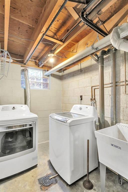 604 Dressel Road Allison Park, PA 15101 - Photo 20 of 25 Lower level laundry area. Washer & dryer included in the sale of this property. In addition to the mechanicals, there is also a good sized storage area in this space.